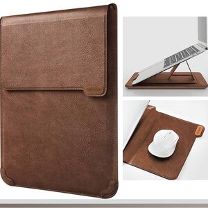 MacBook Sleeve with Adjustable Stand & Mouse Pad | 15 inch Laptop Case